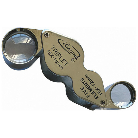 IGAGING 2-in-1 Jewelry Loupe Magnifier - 36-1510 36-1510